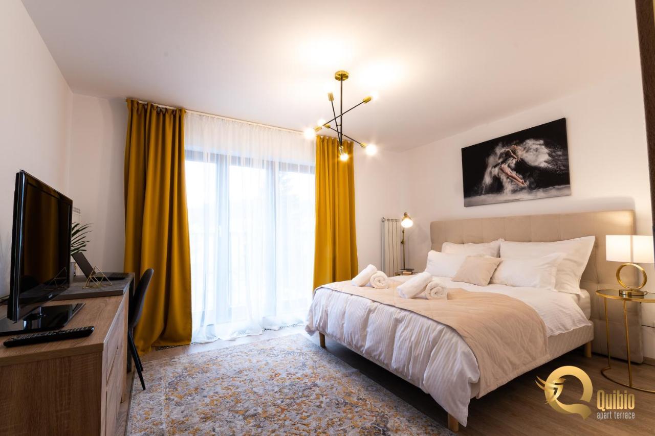 Quibio Apart Terrace Braşov Buitenkant foto