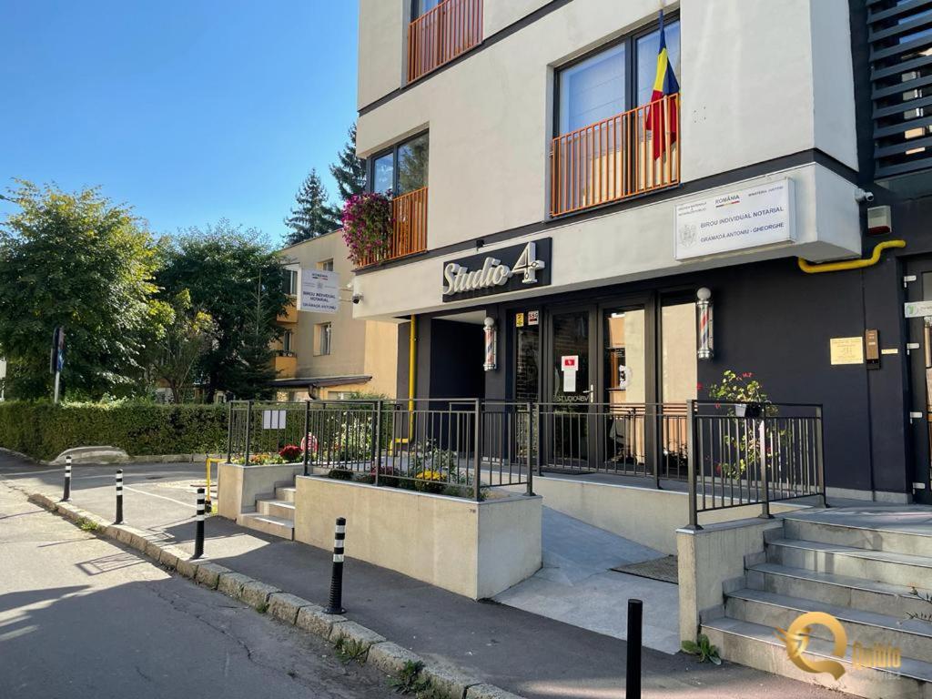 Quibio Apart Terrace Braşov Buitenkant foto