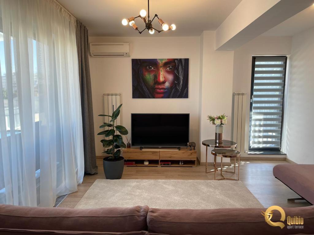 Quibio Apart Terrace Braşov Buitenkant foto